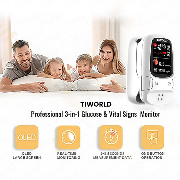 👑2026 Eaily Hot Sale Ends Today: 70% OFF!-Tiworld™ Develops Newly Launched Non-Invasive Smart Glucose Meter-✅made in the USA✅