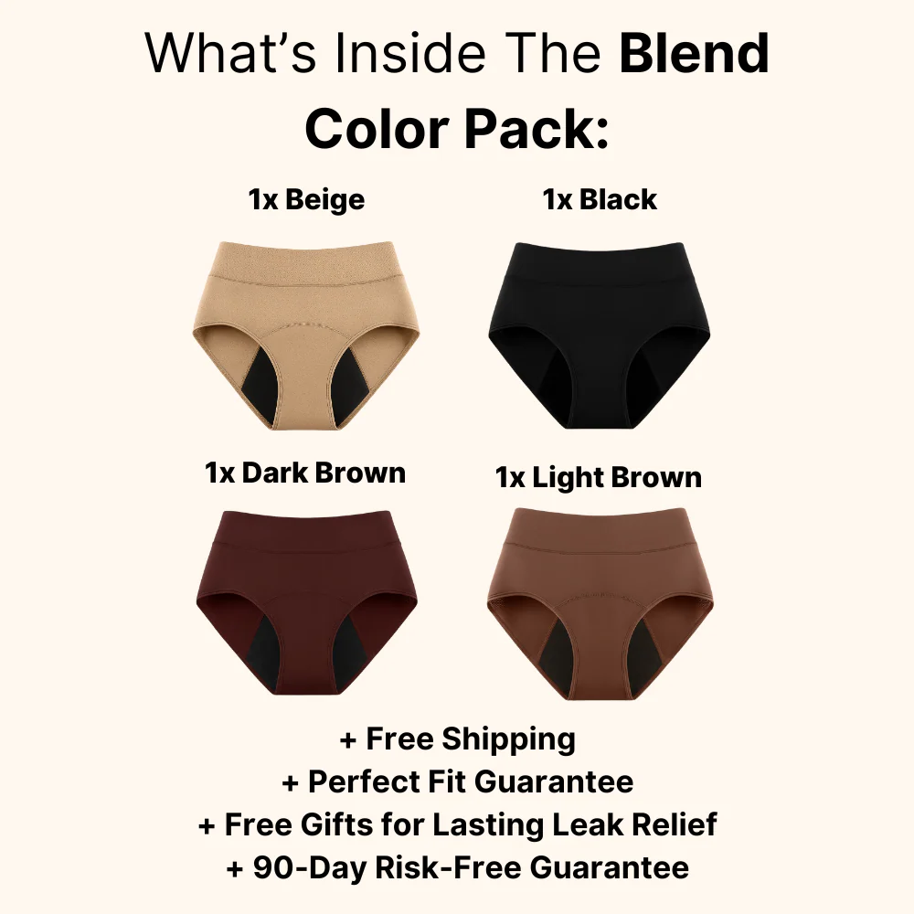 👑2026 Eaily Hot Sale Ends Today: 70% OFF!|100% Leak-Proof Underwear 4-pack(Free Shipping✈)