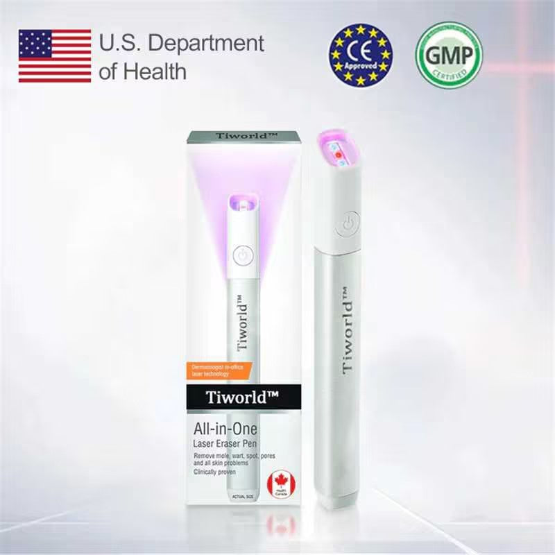 ✨TIWORLD™ All-in-One CO₂ Laser Eraser Pen | Removes Moles, Warts, Skin Flaws & Pigmentation