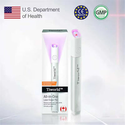 ✨TIWORLD™ All-in-One CO₂ Laser Eraser Pen | Removes Moles, Warts, Skin Flaws & Pigmentation