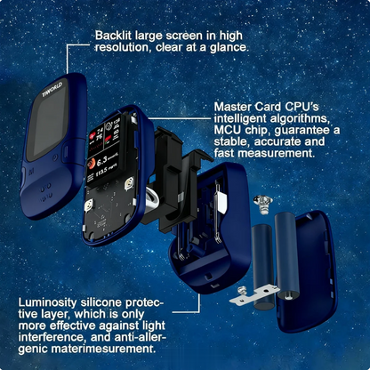 👑2026 Eaily Hot Sale Ends Today: 70% OFF!-Tiworld™ Develops Newly Launched Non-Invasive Smart Glucose Meter-✅made in the USA✅