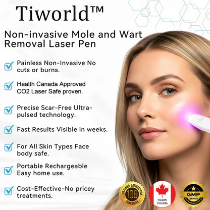✨TIWORLD™ All-in-One CO₂ Laser Eraser Pen | Removes Moles, Warts, Skin Flaws & Pigmentation