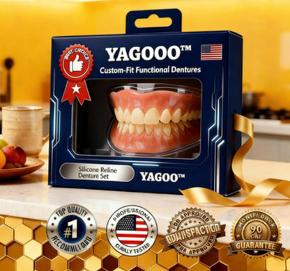 🏆YAGOO™ Custom Custom-Fit Full Functional DenturesMake you more confident – Made in the USA & FDA-Certified